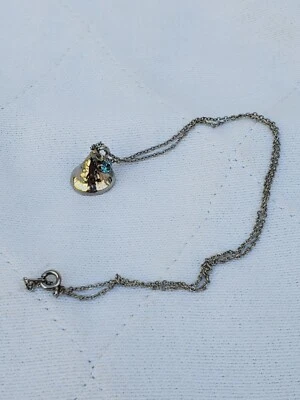 Collar Hershey's Beso Duradero Azul Diciembre Piedra Natal Chocolate Colgante Foto 1 de 4