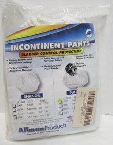 Incontinent Incontinence Pants Pull-On 24"-28" Waist Small Allman Products USA - Picture 1 of 2