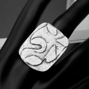 Statement Silber Ring Ethno Zamak Ring 925er Sterling Silber beschichtet R149 - Picture 1 of 5