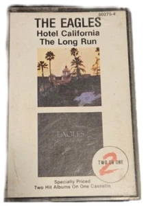 1979 Genuine Eagles Hotel California The Long Run Cassette Tape - Picture 1 of 4