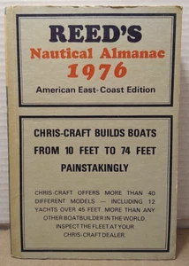 Reed's Nautical Almanac 1976 American East-Coast Edition - Imagen 1 de 7