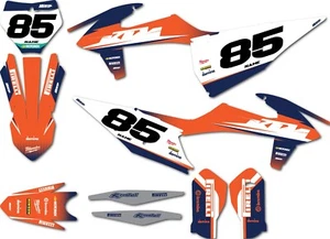 Graphics for KTM SXF 250 2019 - 2022 Brixton style decal kit sticker kit decals - Picture 1 of 10