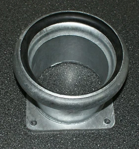 6" Bauer female coupling square flange bolt on piece slurry tanker galvanised - Picture 1 of 7