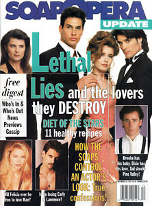 SOAP OPERA UPDATE Dec. 29 1992 Don Diamont Tracey E Bregman Young & the Restless