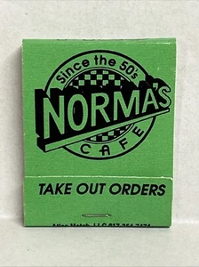 Vintage Norma’s Café Since The 50’s Texas Matchbook no usado - Imagen 1 de 4