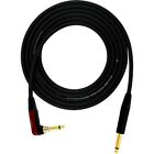 Pro Co EVOLUTION Studio/Stage SILENT Straight - Angle Instrument Cable 10 Foot
