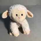 Gund Cream Lamb Sheep Plush Soft Toy Plaid Ribbon Lullaby Musical 042219