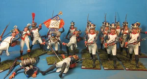 Unmontierter französischer 18th Line Infanterie, Weißmetall 60mm Figurenbausatz VID SOLDATEN - Bild 1 von 101