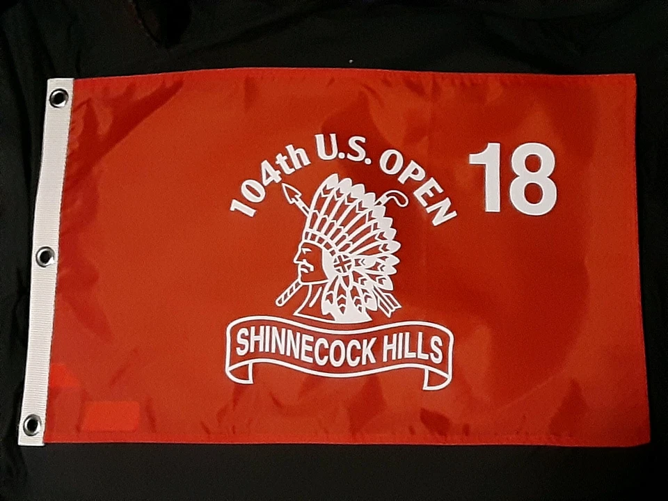 2004 US OPEN FLAG  SHINNECOCK HILLS PGA  RETIEF GOOSEN 2019 Hall of Fame - Image 1 of 1