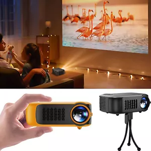 Mini Portable Projector 1080P Bundle HD LED Smart Outdoor Mobile Phone Children - Picture 1 of 15