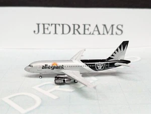 1/400 ALLEGIANT AIRLINES AIRBUS A319-100 LAS VEGAS RAIDERS COLORS N328NV PANDA - Picture 1 of 7