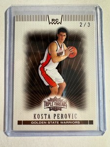 K149,077 - 2007-08 Topps Triple Threads Sepia #126 Kosta Perovic #/3