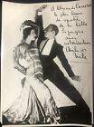 Original Photo Anita Avila And Jack Nile.Dancers Signed Hand Autograph 1936