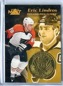 1996-97 Pinnacle Mint Eric Lindros Card & Bronze Coin #3 of 30 FLYERS - Picture 1 of 1