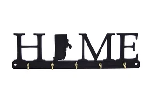 Rhode Island Home State Shape Key Holder Hanger Rack Hook Housewarming Wall Gift - Picture 1 of 4