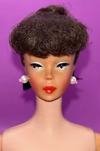 Vintage Brunette Ponytail Barbie Doll Mattel 1962 #6 #850 Mattel Japan READ - Picture 1 of 17