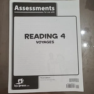 BJU Reading 4 Voyages Student Assessments Third Edition - Picture 1 of 4