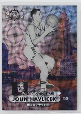 Gemas preciosas Fleer Retro 1997-98 Metal Universe 2012-13/100 John Havlicek Salón de la fama Foto 1 de 2