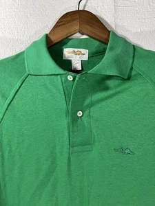 Herren Sears grün Vintage Kurzarm Poloshirt - Größe L - Bild 1 von 4