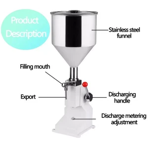 M110 10L 10-110ml Manual Filling Liquid Machine Food Grande Stainless - Picture 1 of 9