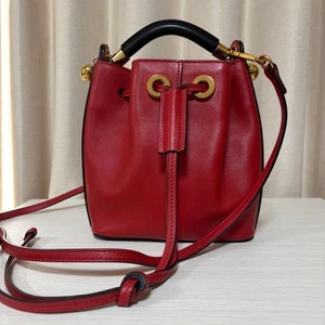 [Casi Como Nuevo] Bolso de Mano Chloe GALA con Cordón Bolso de Hombro 2WAY Rojo De Japón - Imagen 1 de 16