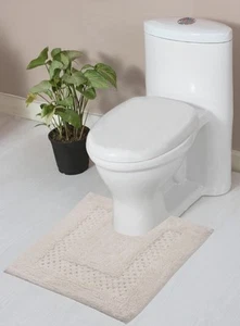 Classy Bathmat 100% Cotton Bathroom Rugs Set, Bathroom Décor, Washable Rug, E... - Picture 1 of 6