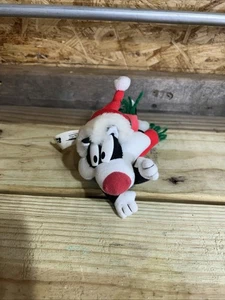 Vtg Looney Tunes Christmas Plush Sylvester 7" Play By Play Warner Bros 1997 - Picture 1 of 5