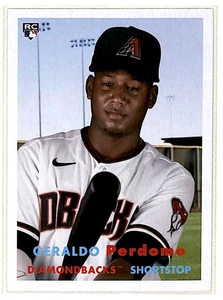 2021 Topps Archives Geraldo Perdomo RC Arizona Diamondbacks #51 - Foto 1 di 2