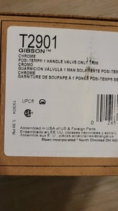 Moen T2901 Gibson Posi-Temp Bilanciamento Pressione Moderno Valvola Trim Only - Cromo - Foto 1 di 5