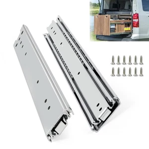 200Lbs Heavy Duty Drawer Slides 1 Pair 10 14 16 18 20 22 24 32 Inch Full Exte... - Picture 1 of 6