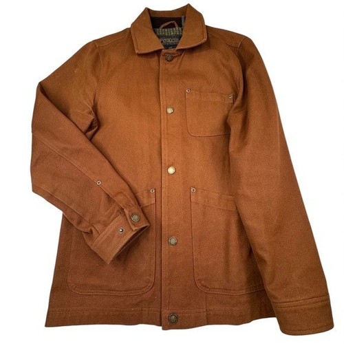 VETEMENTS Pendleton Canvas Field Jacket Uomo Piccolo Whisky Marrone Cotone Gorpcore 3 Tasche