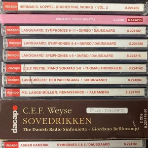 Bulk lot of DaCapo Classical CDs (Various, Langgaard etc) As Pictured G09 - Picture 1 of 2