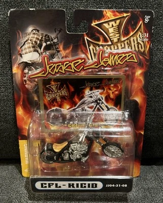 JESSE JAMES 2004 WEST COAST CHOPPERS 1:31 SCALE CFL-RIGID JJ04-31-08 - Image 1 of 4