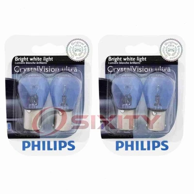 2 bombillas de señal de giro delanteras Philips para Audi Fox Super 90 1969-1977 td Foto 1 de 4