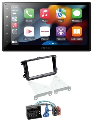 Pioneer DAB Bluetooth 2DIN USB MP3 Autoradio für VW T6 2015-2019 Klavierlack sch - Bild 1 von 4