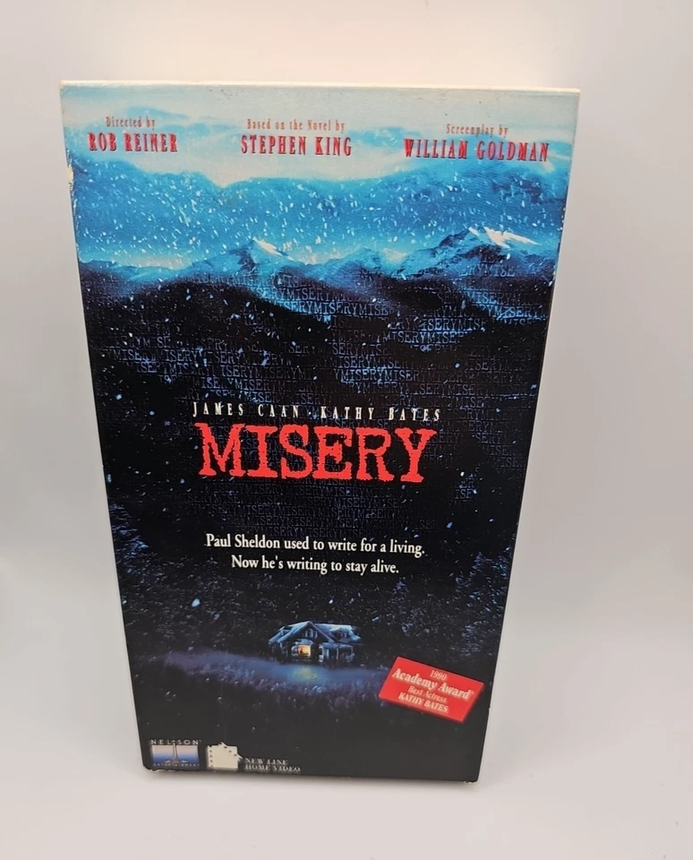 Misery VHS Stephen King Horror 1991 Foto 1 de 4