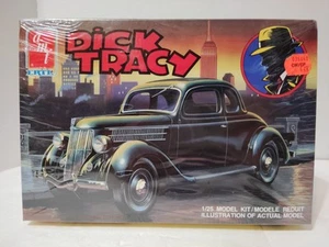 AMT Dick Tracy Ford Coupe Movie Car 1/25 Model Kit #6107 1990 NEW NIOB - Picture 1 of 10