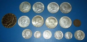 Old  US Silver Coin Lot - Picture 1 of 10
