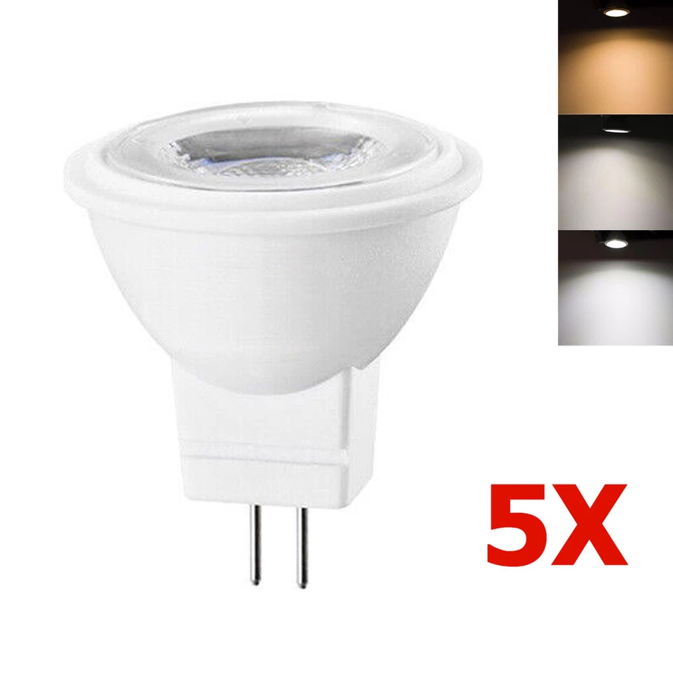 5X MR11 COB LED Downlight 3W Adjustable Downlights Dimmable Warm White 2835SMD - Image 1 of 1