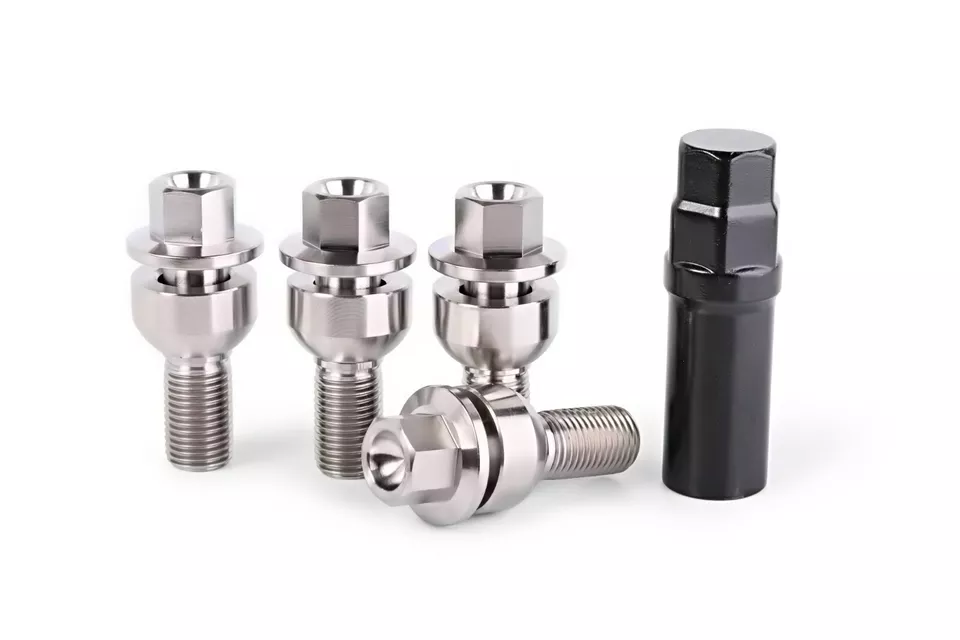 Porsche 911 Titanium Lock Bolts Aerospace Grade 5 6AL4V Titanium 5 pieces - Image 1 of 1