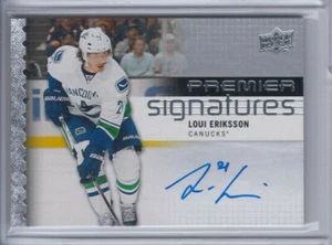 16/17 UD Premier Vancouver Canucks Loui Eriksson Premier Signatures Auto #PS-LE - Picture 1 of 2