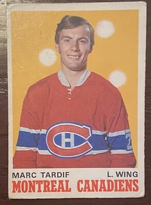 1970-71 OPC #179 MARC TARDIF VG+EX ROOKIE CARD MONTREAL CANADIENS!! - Picture 1 of 2