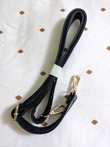 1" goldfarben schwarz Umhängegurt Kunstleder Ersatz Handtasche Tasche verstellbar - Bild 1 von 3
