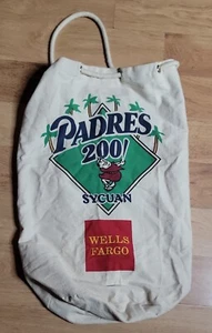 2001 San Diego Padres MLB Canvas Bag Wells Fargo - Picture 1 of 10