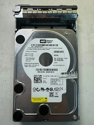 DELL KT108 WD5001ABYS-18YNA0 500GB 7.2K RPM 16MB CACHE 3 Gb/s SATA 3.5" HDD - Image 1 of 4