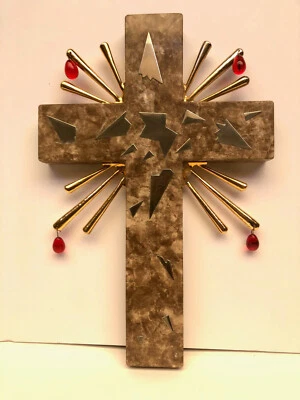 Salvador Dali  Crucifixion  Marble Sculpture - Image 1 of 4