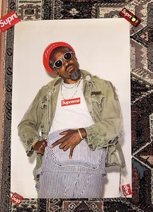 100% AUTHENTIC FW22 Supreme Andre 3000 Poster 24 x 36 Brand New NOT TAKEN DOWN - Picture 1 of 5