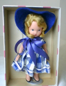 NANCY ANN BISQUE STORYBOOK DOLLS LITTLE BETTY BLUE #109 Blonda 5.5" - Picture 1 of 5