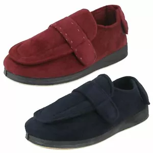 LADIES WIDE FITTING SLIPPERS ENFOLD - Imagen 1 de 10