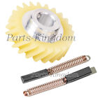 Motor Carbon Brush & Worm Drive Gear W10112253 For KitchenAid Artisan Mixer 3pcs